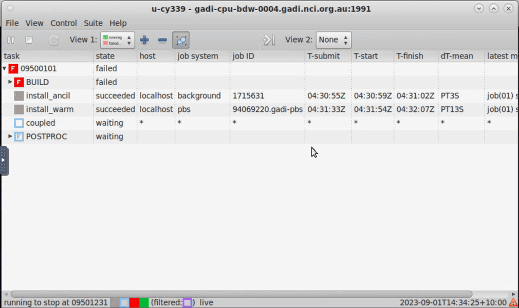 Investigate Error GUI example